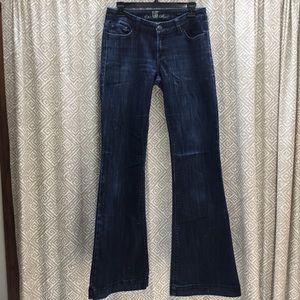 Dark Denim Flare Jeans